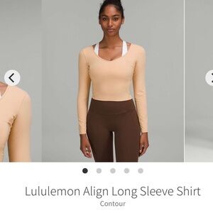 NWT: Lululemon Align Long Sleeve Sz 12